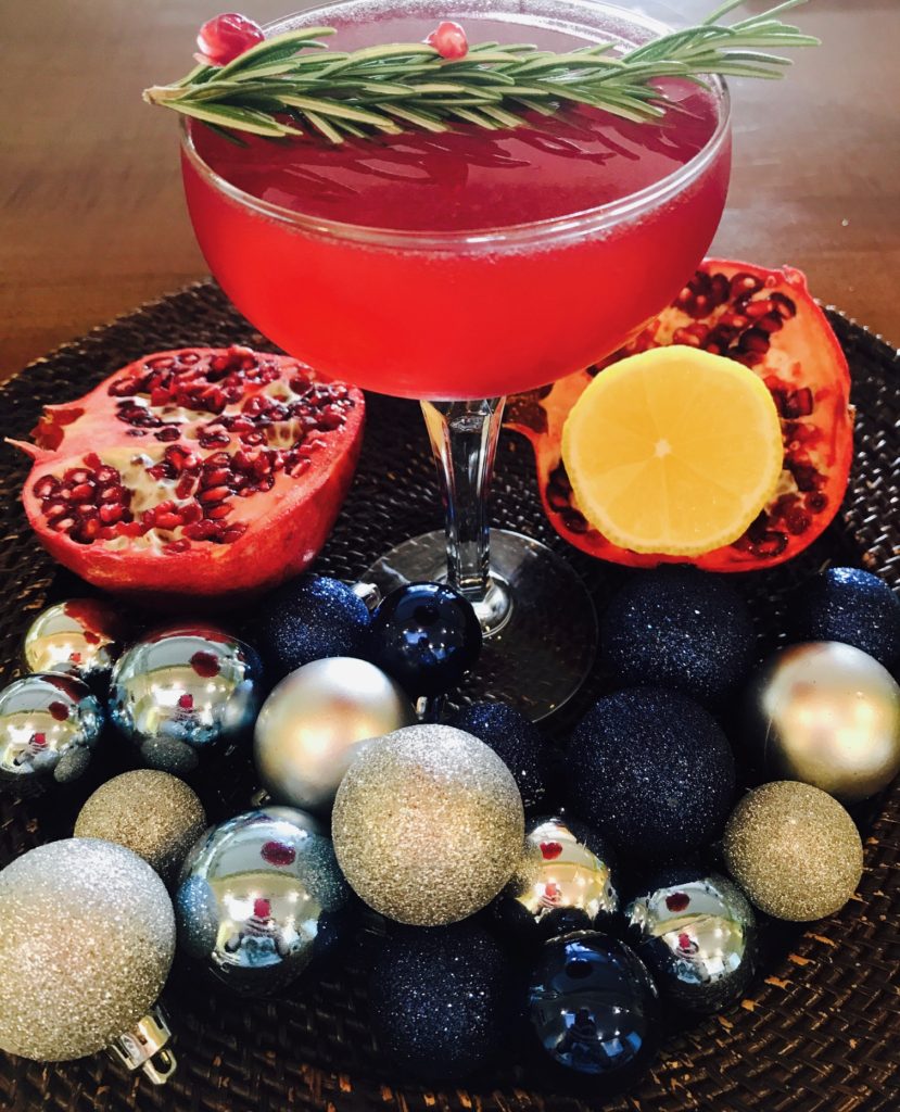POMEGRANATE ROSEMARY MARTINI Divine Cocktailer